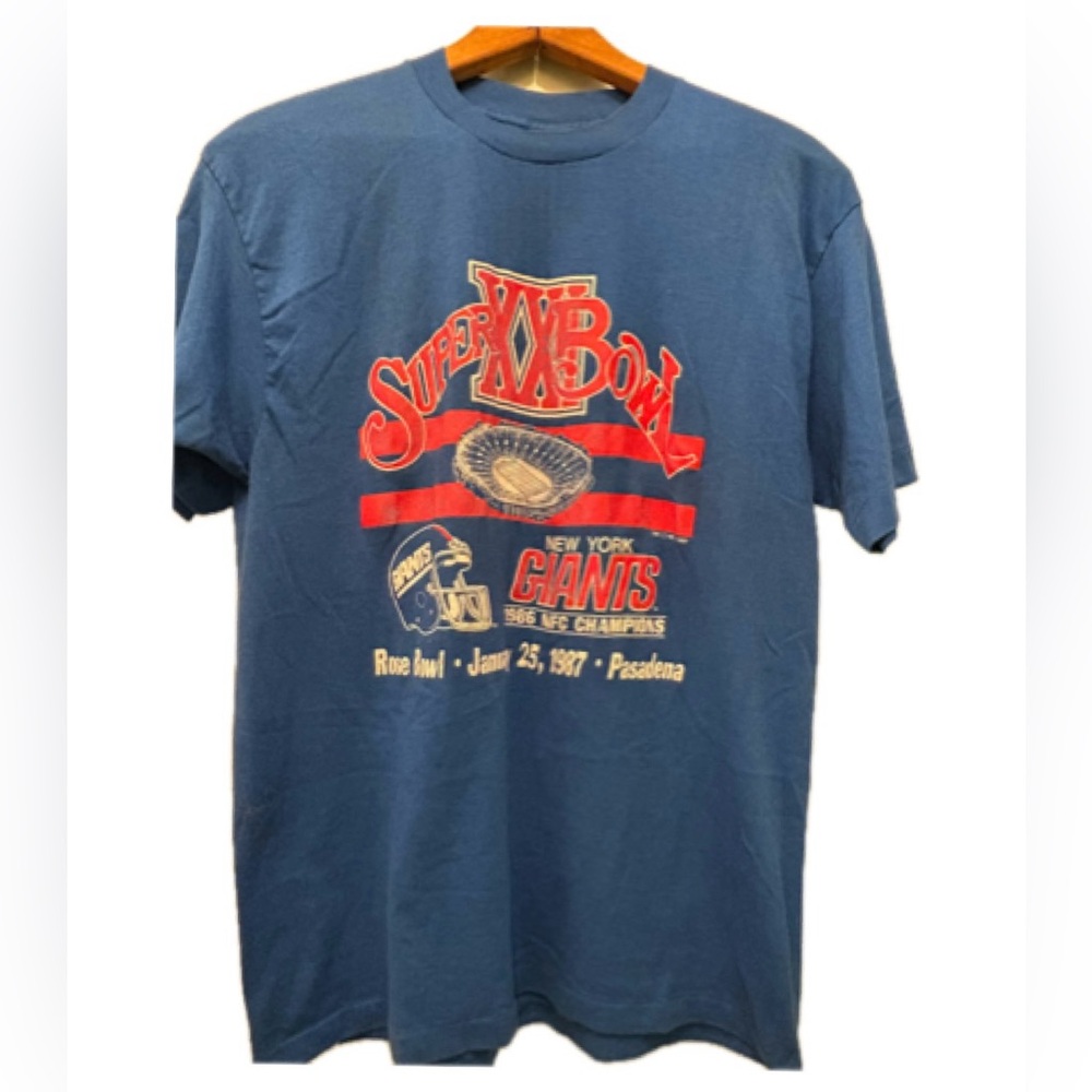 Vintage 1987 New York Giants Super Bowl XXI Championship  t-shirt single stitch